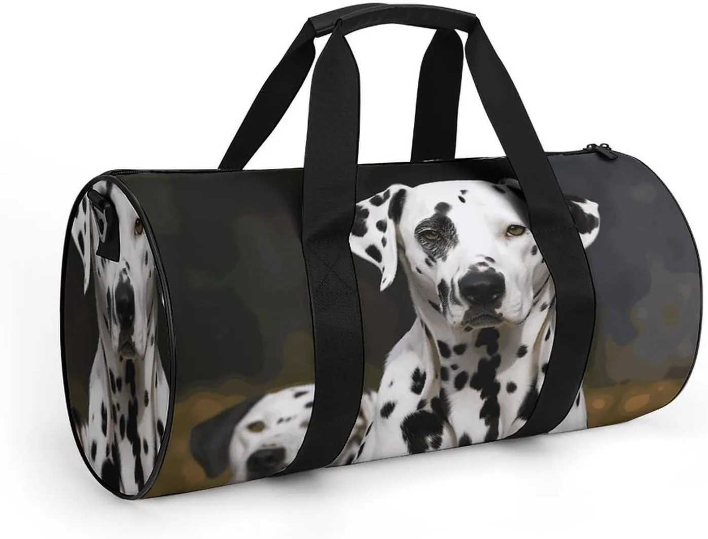 Gym Bag for Men Women Dalmatian Dog Duffel Bag Overnight Bag with Compartment Gym Sackpac