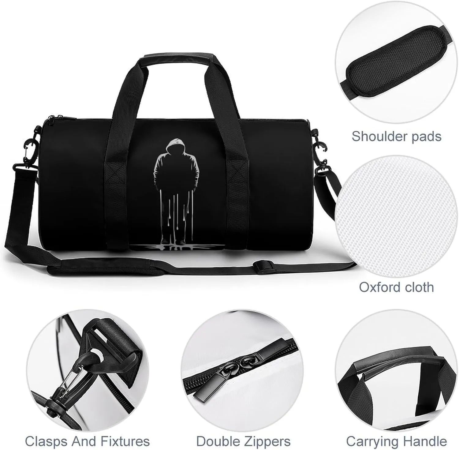 Gym Bag for Men Women Man After The Rain Duffel Bag Overnight Bag with Compartment Gym Sackpac