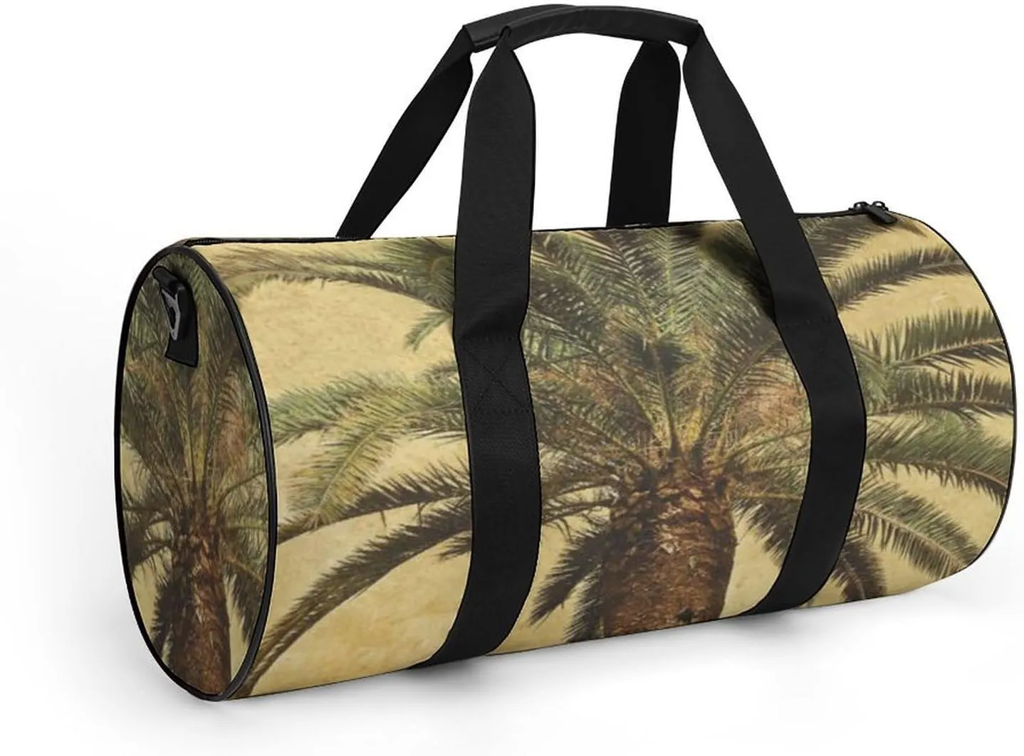 Gym Bag for Men Women Palm Tree Tropical Duffel Bag Overnight Bag with Compartment Gym Sackpac