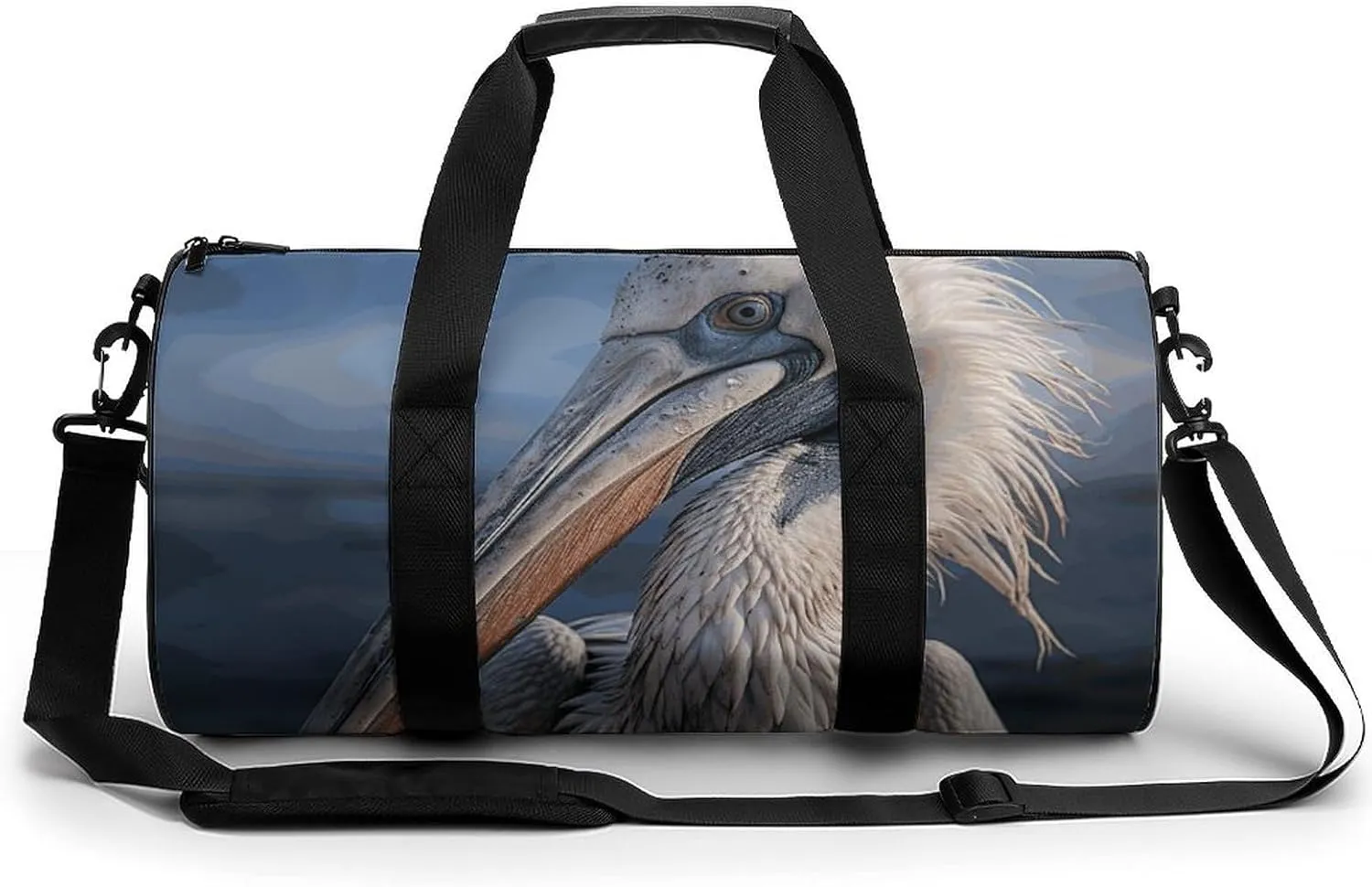Gym Bag for Men Women Realistic Pelican Duffel Bag Overnight Bag with Compartment Gym Sackpac