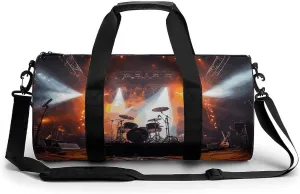 Gym Bag for Men Women Rock Concert Stage Duffel Bag Overnight Bag with Compartment Gym Sackpac
