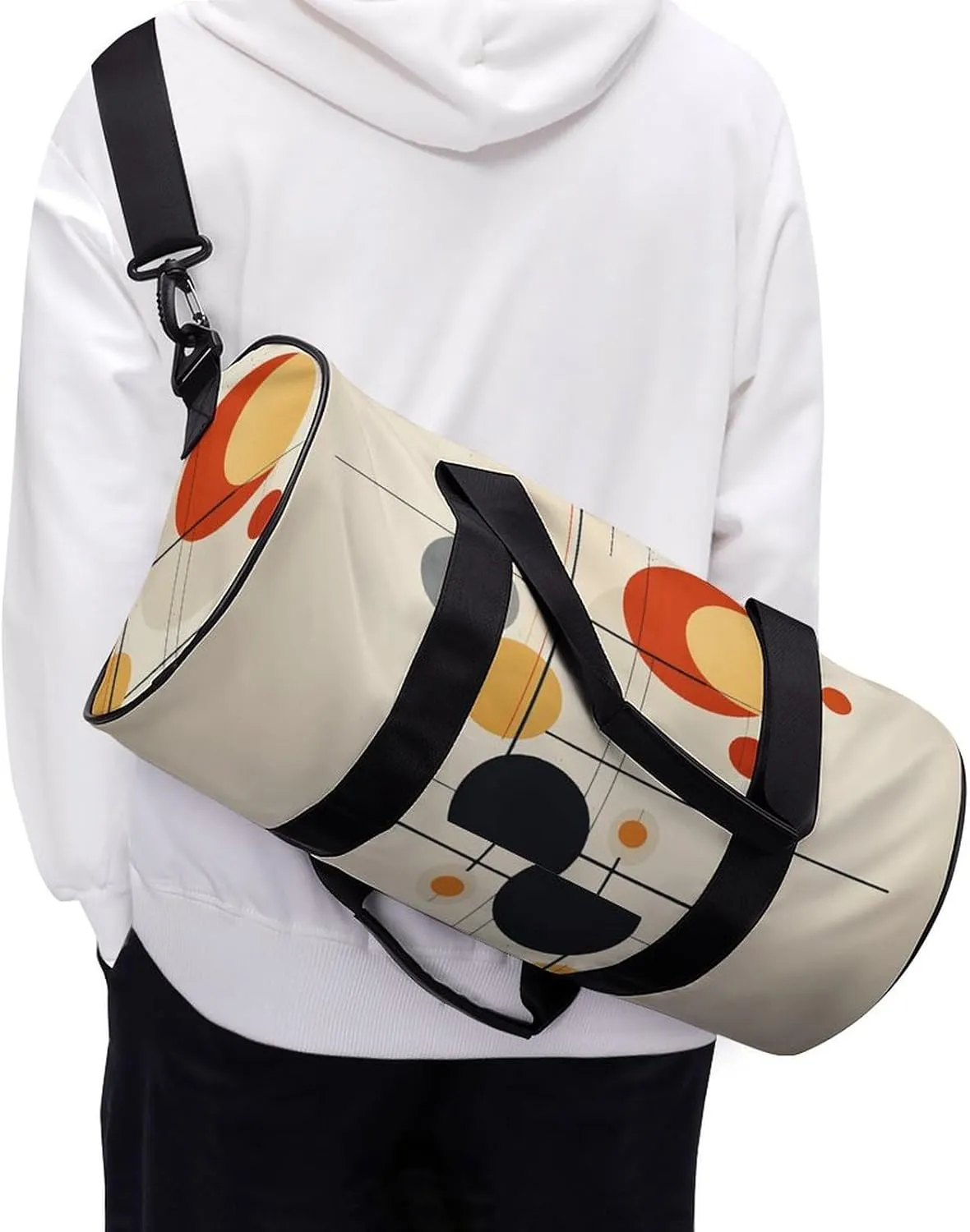 Gym Bag for Men Women Warm Colors Duffel Bag Overnight Bag with Compartment Gym Sackpac