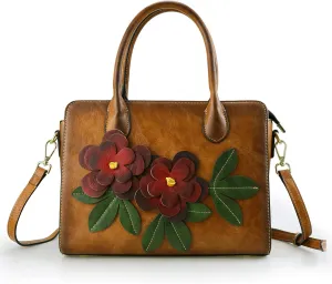 Handbags for Women Leather Shoulder Bag Top Handle Satchel Ladies Crossbody Purse