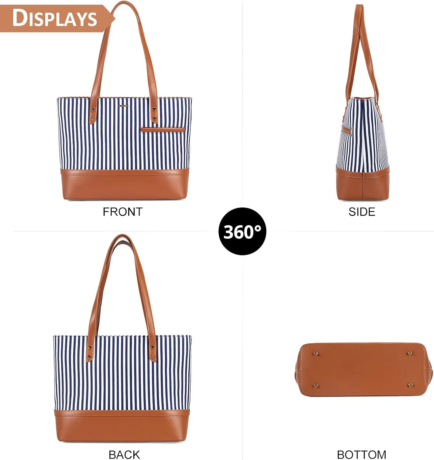 Handbags for Women Shoulder Bags Tote Satchel Hobo 3pcs Purse Set Black