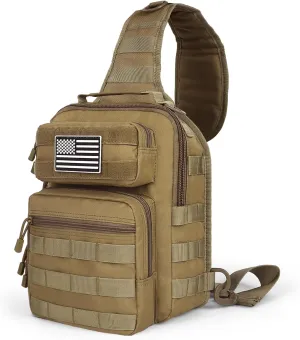 HAOMUK Tactical Sling Bag Backpack Military Rover Shoulder Sling Pack Small EDC Crossbody Chest Bag for Men