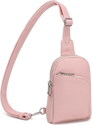 Haytijoe RFID Blocking Crossbody Bags for Women Travel Small Sling Bag Leather Cross Body Bag for Woman Fanny Packs Chest Bag