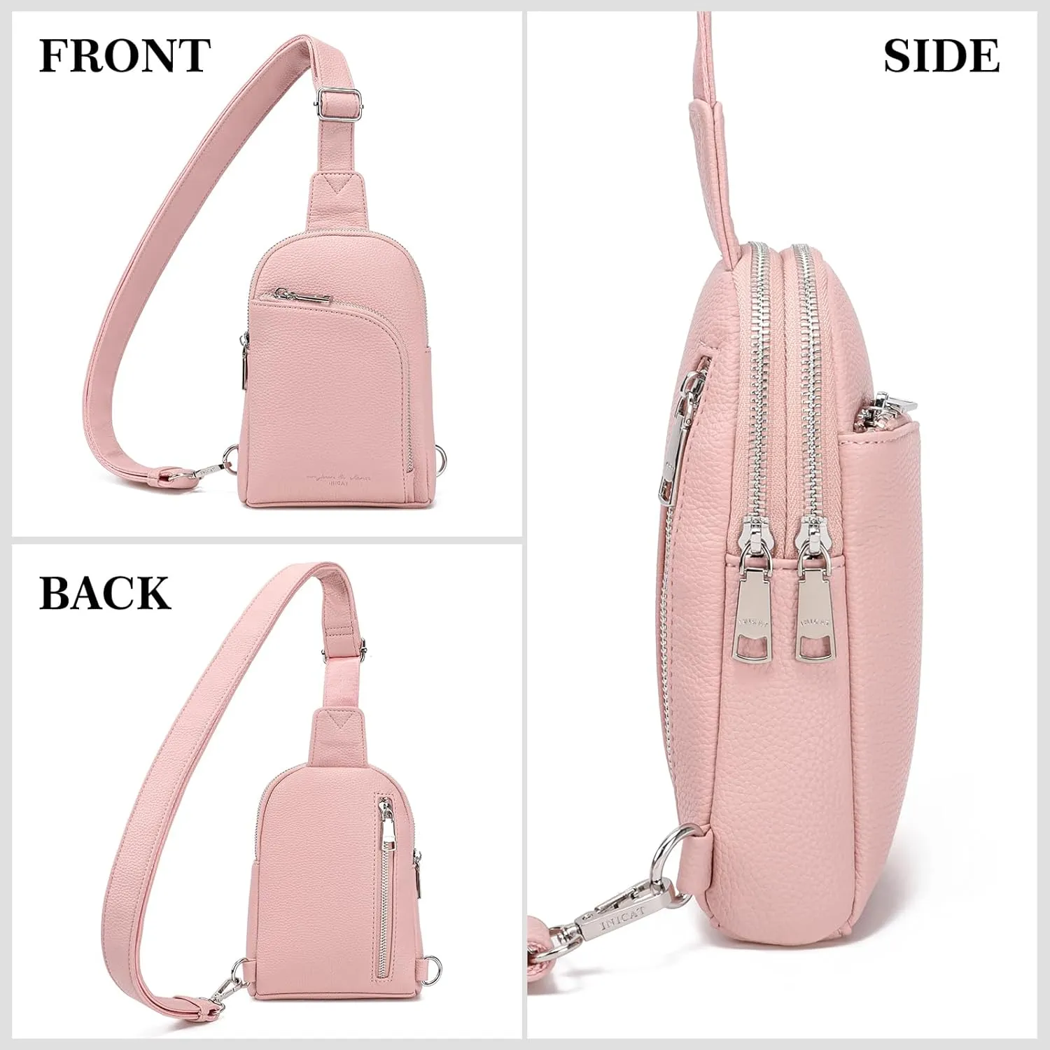Haytijoe RFID Blocking Crossbody Bags for Women Travel Small Sling Bag Leather Cross Body Bag for Woman Fanny Packs Chest Bag