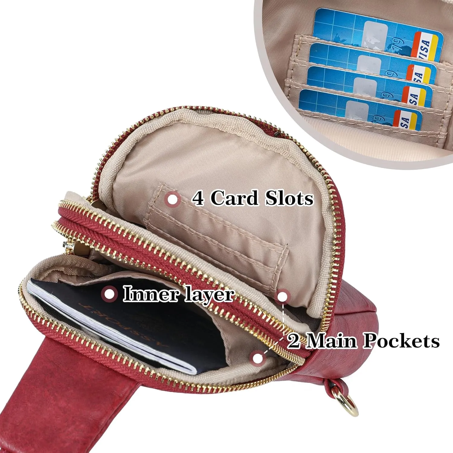 Haytijoe Small Crossbody Sling Bag for Women Travel Purses Anti Theft Cross Body Bag for Woman Fanny Packs
