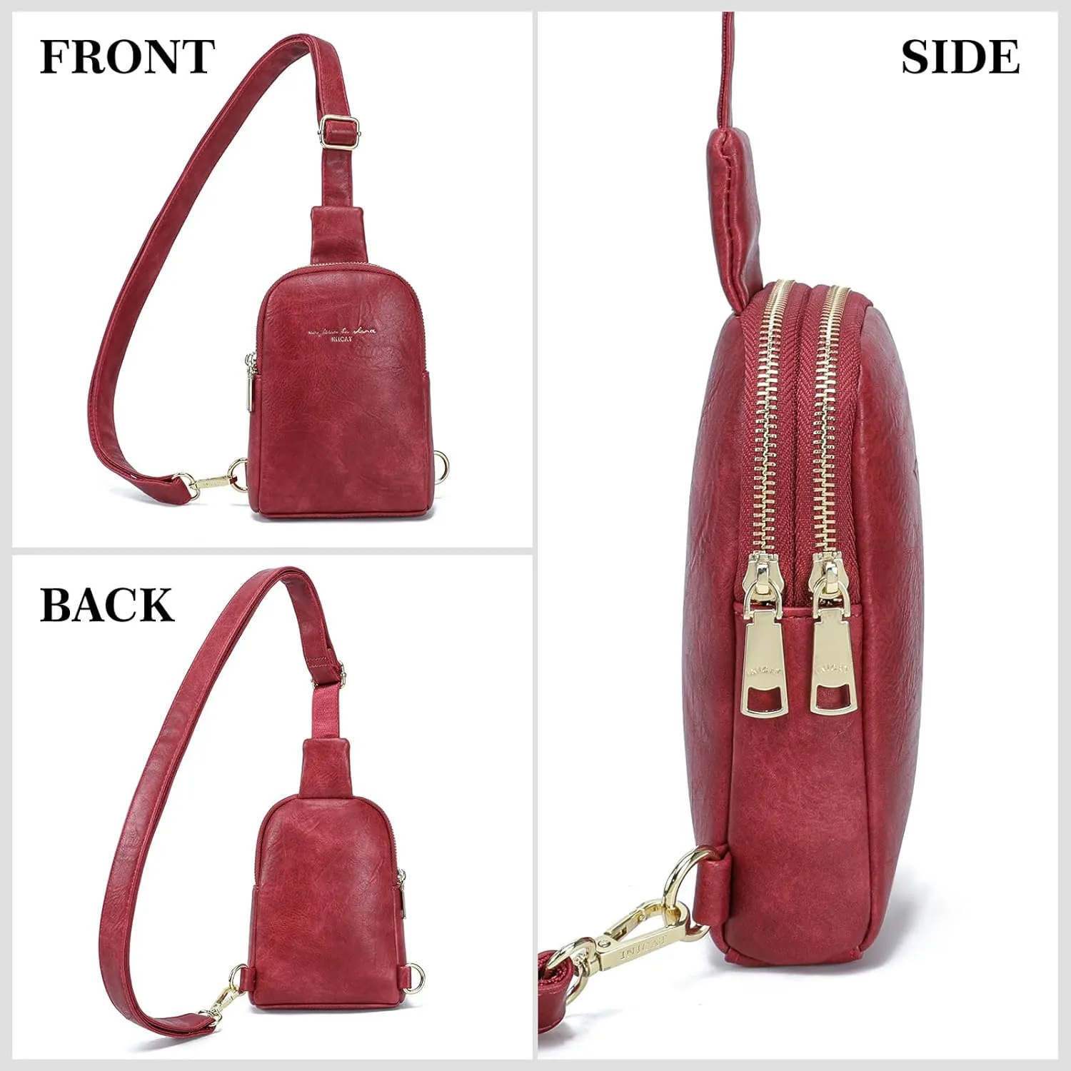 Haytijoe Small Crossbody Sling Bag for Women Travel Purses Anti Theft Cross Body Bag for Woman Fanny Packs