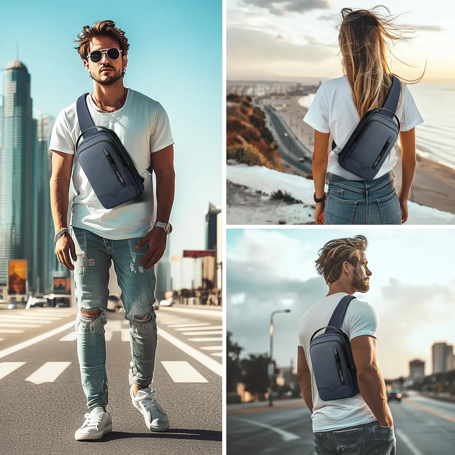 hk Sling Crossbody Shoulder Bag