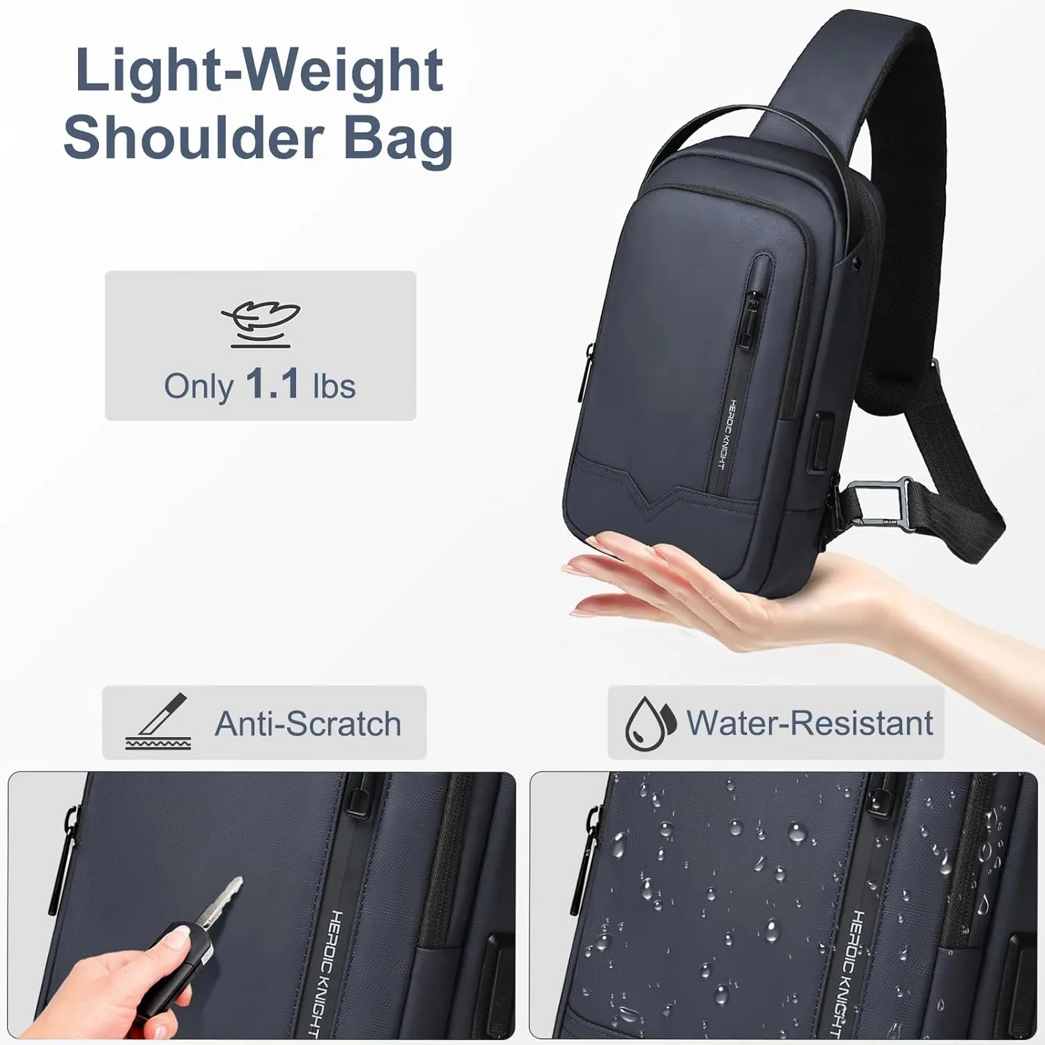 hk Sling Crossbody Shoulder Bag
