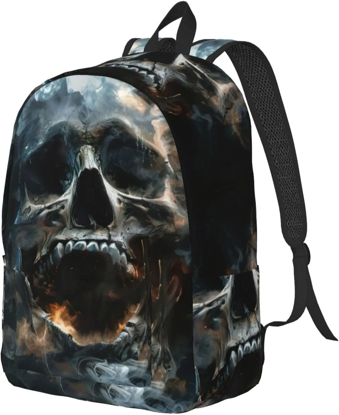 horror ghost skull print Backpack Travel Backpacks for Women Men College Backpack Computer Bag for Travel