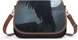 Horror Vampire Devil Grim Reaper Crossbody Bags for Women Trendy Shoulder Satchel Purses Messenger Bag