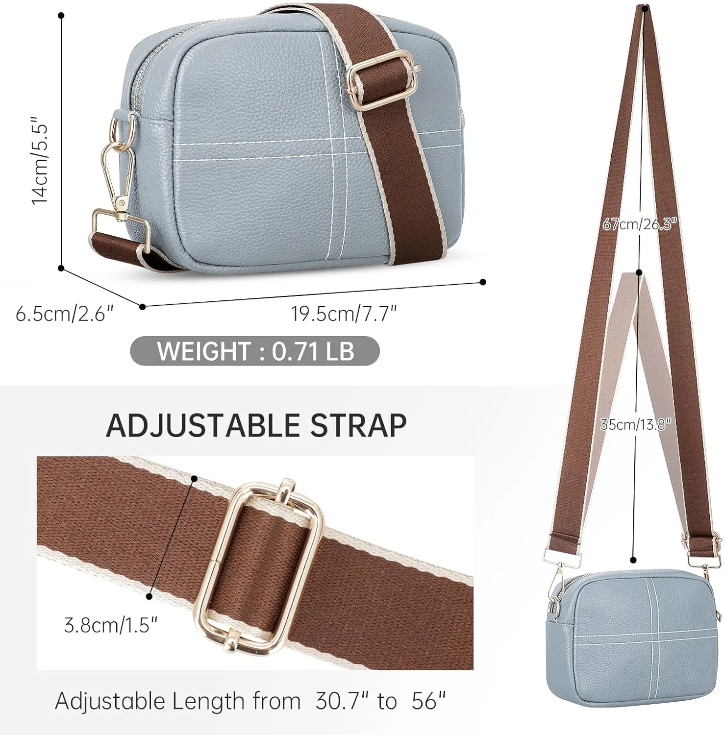 HUA ANGEL Quilted Crossbody Bags for Women, Trendy Small Crossbody Travel Purses Vegan Leather Cellphone Shoulder Handbags