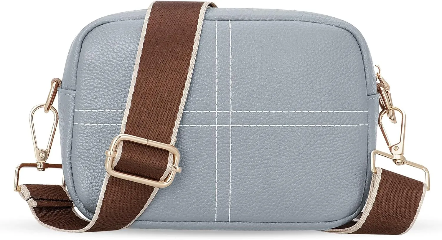HUA ANGEL Quilted Crossbody Bags for Women, Trendy Small Crossbody Travel Purses Vegan Leather Cellphone Shoulder Handbags