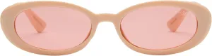 I-SEA Holden Sunglasses - Mini Oval Women's Style with Scratch-Resistant Polarized Lenses