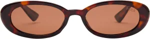 I-SEA Holden Sunglasses - Mini Oval Women's Style with Scratch-Resistant Polarized Lenses