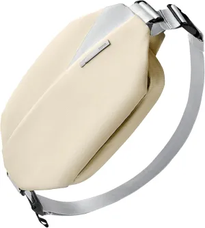 Inateck Sling Bag X, 4L Multi-pocket Crossbody Shoulder Chest Bag with Adjustable Shoulder Strap, Water-resistant Waist Fanny Pack for Men, Women, Travel, Daily Use, Cycling, Hiking, Beige, Large