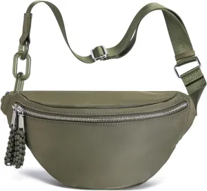 INICAT Fanny Packs for Women,Fashion Waist Packs Crossbody Bum Bag with Adjustable Strap for Travel Sport