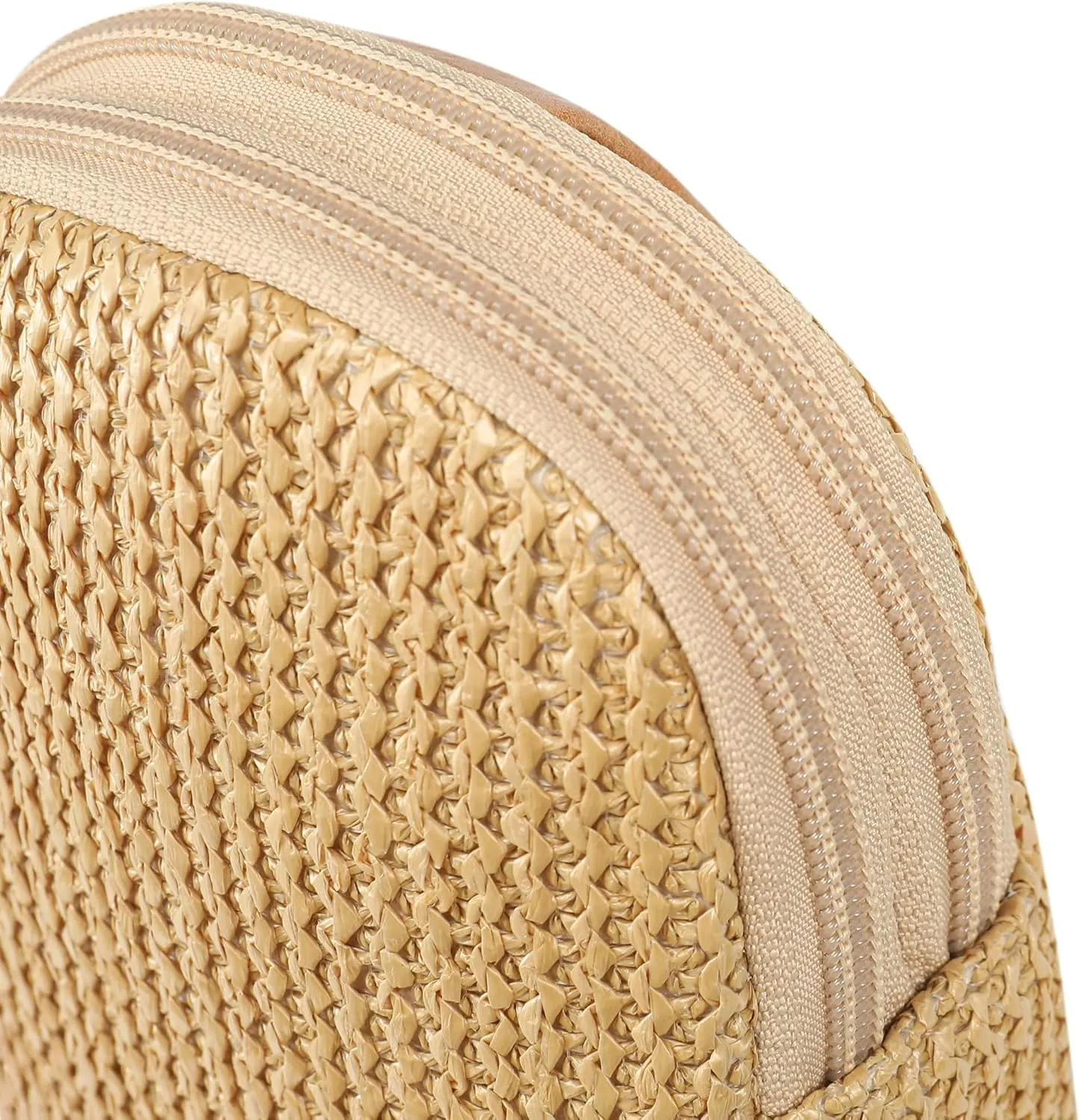INICAT Summer Straw Bag Small Sling Beach Bag Crossbody Bags for Women