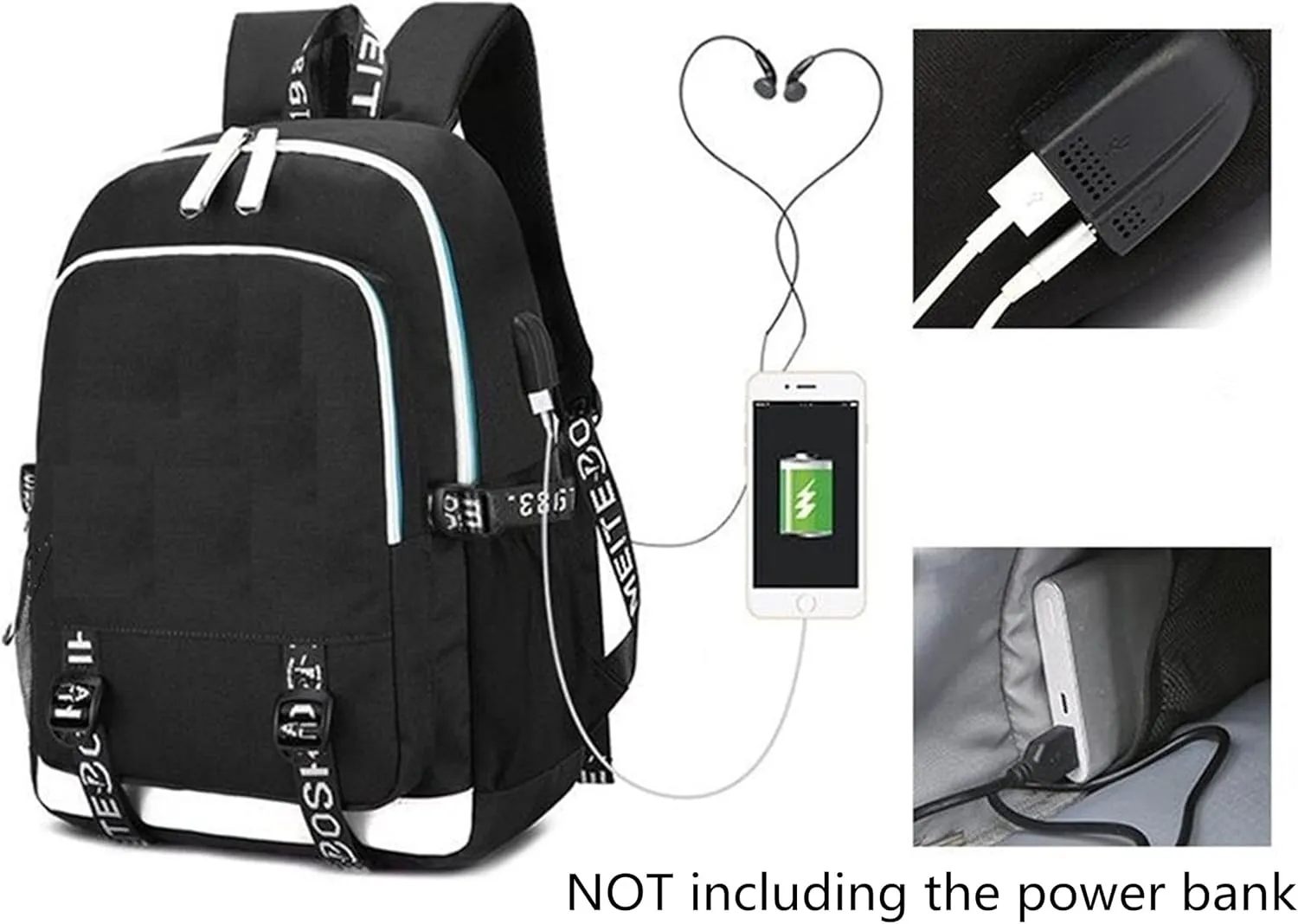 ISaikoy Anime BLUE LOCK Backpack Shoulder Bag Bookbag Student School Bag Daypack Satchel A11