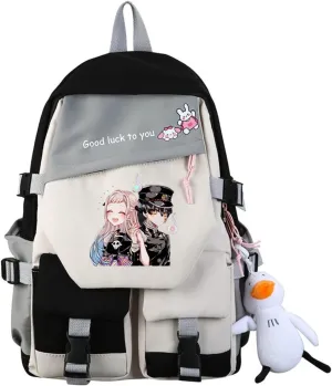 ISaikoy Anime Toilet-bound Hanako-kun Backpack Students Bookbag Shoulder School Bag Daypack Laptop Bag 11