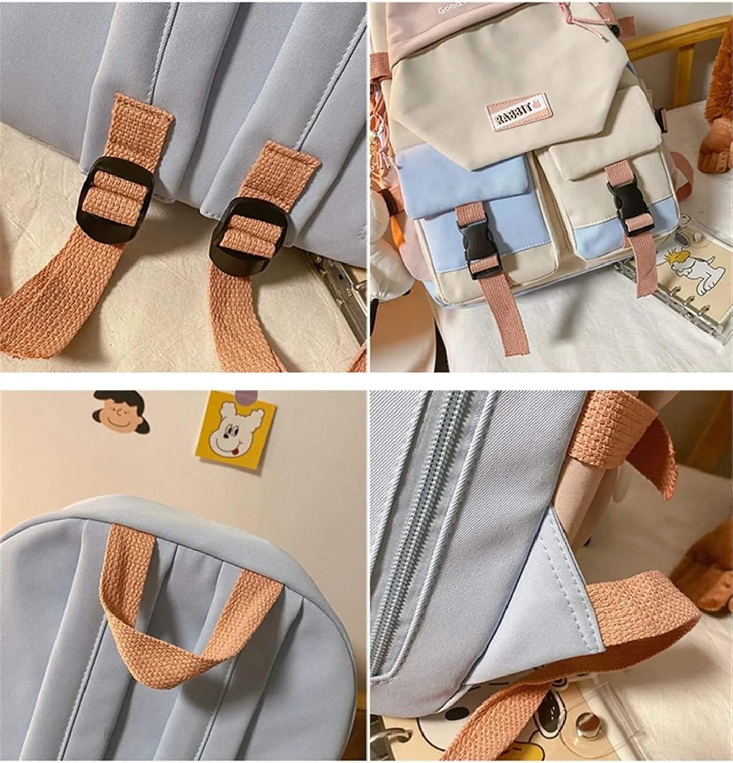 ISaikoy Anime Toilet-bound Hanako-kun Backpack Students Bookbag Shoulder School Bag Daypack Laptop Bag 11
