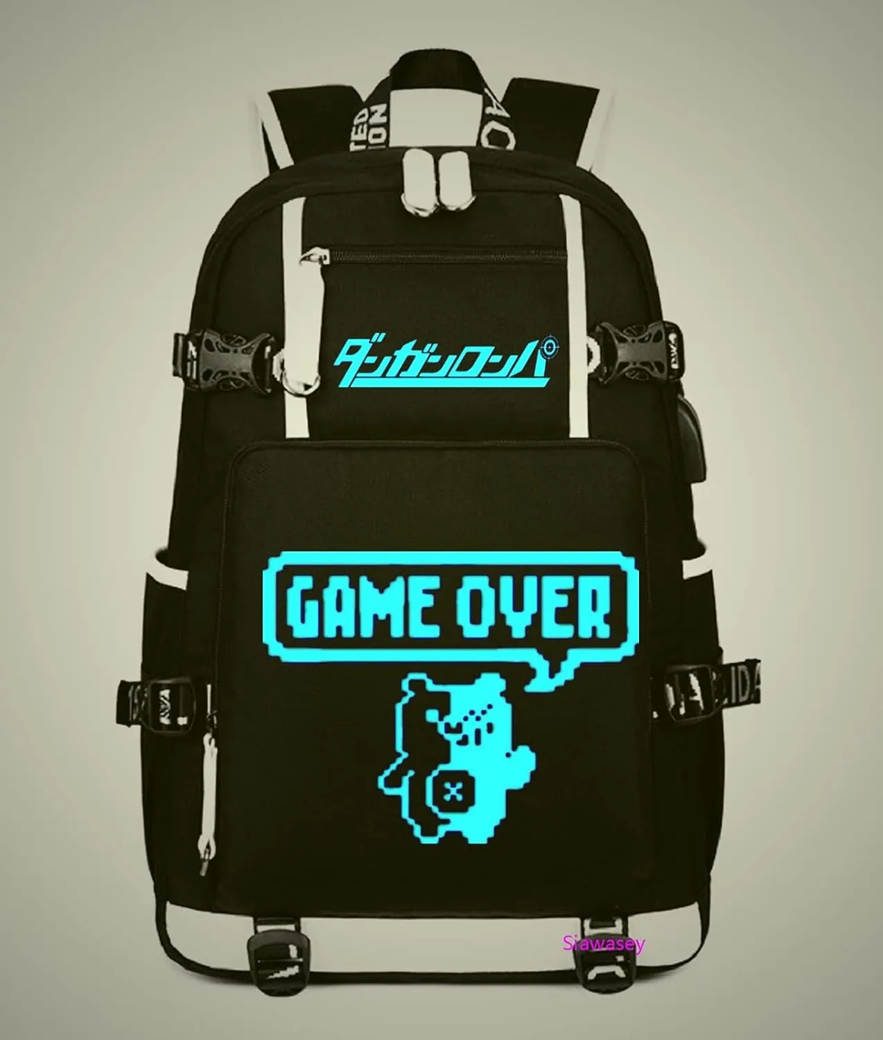 Isaikoy Anime Trigger Happy Havoc Backpack Satchel Bookbag Daypack School Bag Shoulder Bag color33