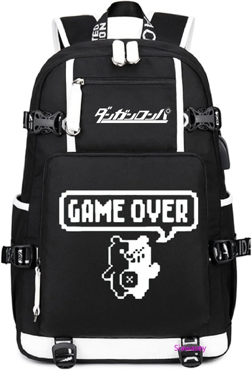 Isaikoy Anime Trigger Happy Havoc Backpack Satchel Bookbag Daypack School Bag Shoulder Bag color33