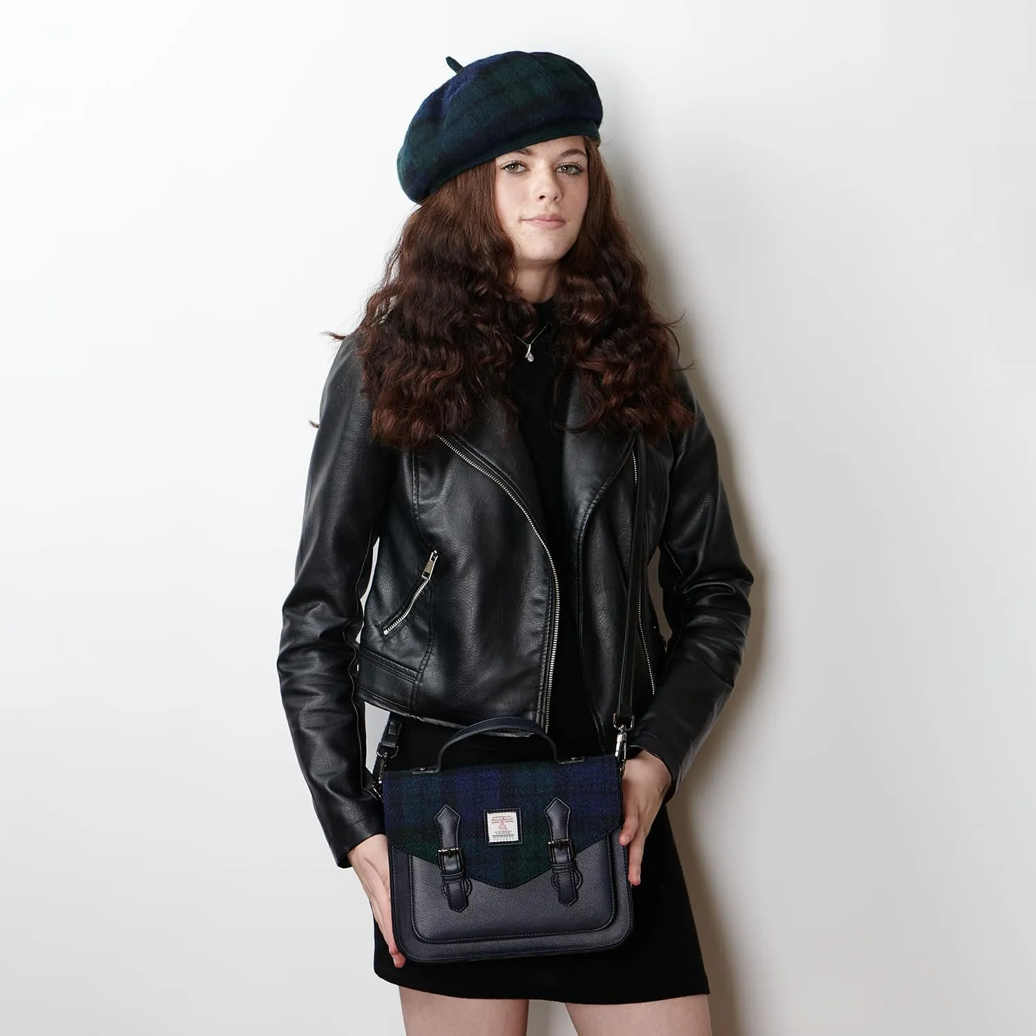 Islander® The Calton Satchel - Ladies Satchel With HARRIS TWEED - Small and Medium