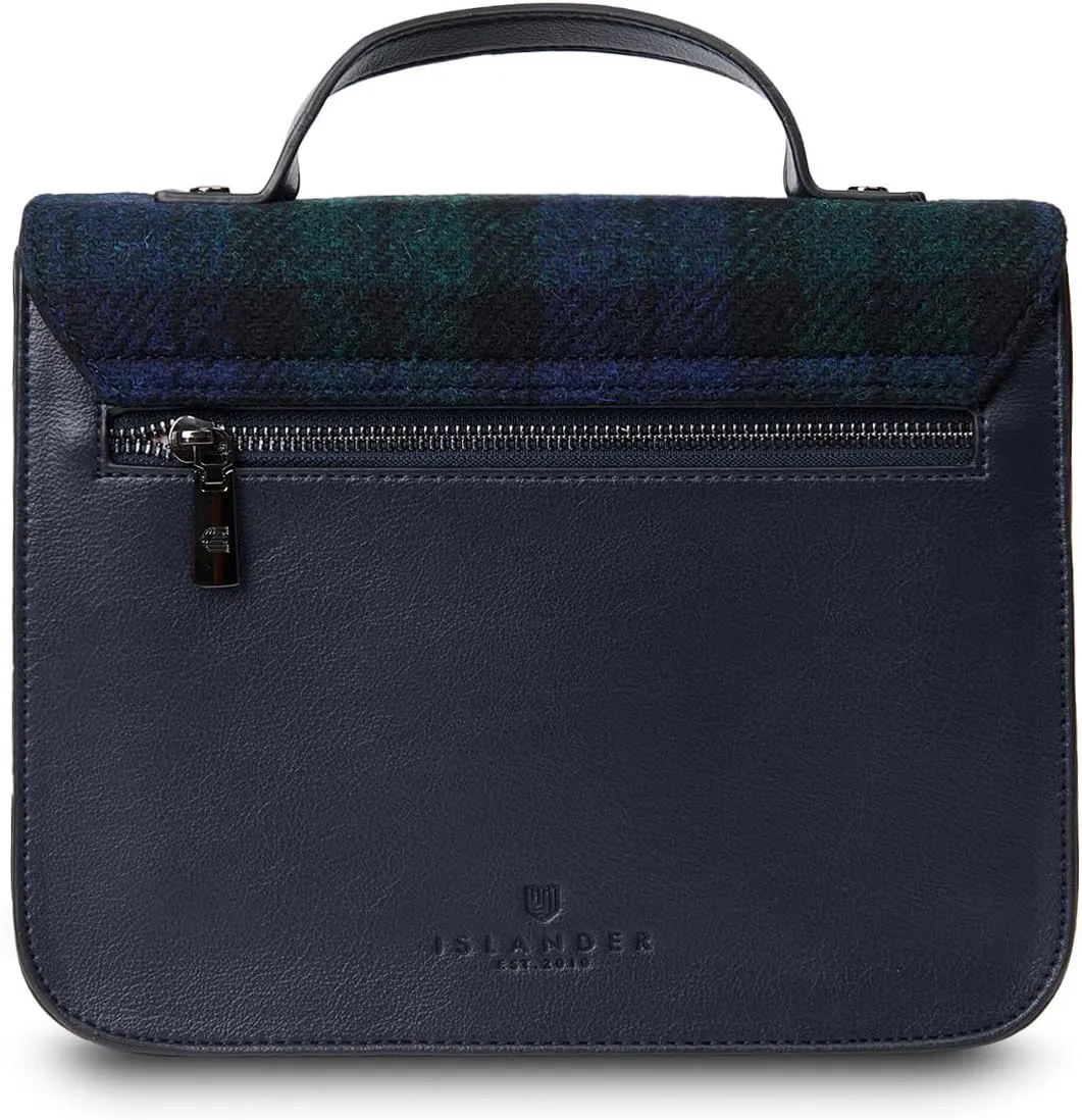 Islander® The Calton Satchel - Ladies Satchel With HARRIS TWEED - Small and Medium