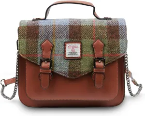 Islander® The Calton Satchel - Ladies Satchel With HARRIS TWEED - Small and Medium
