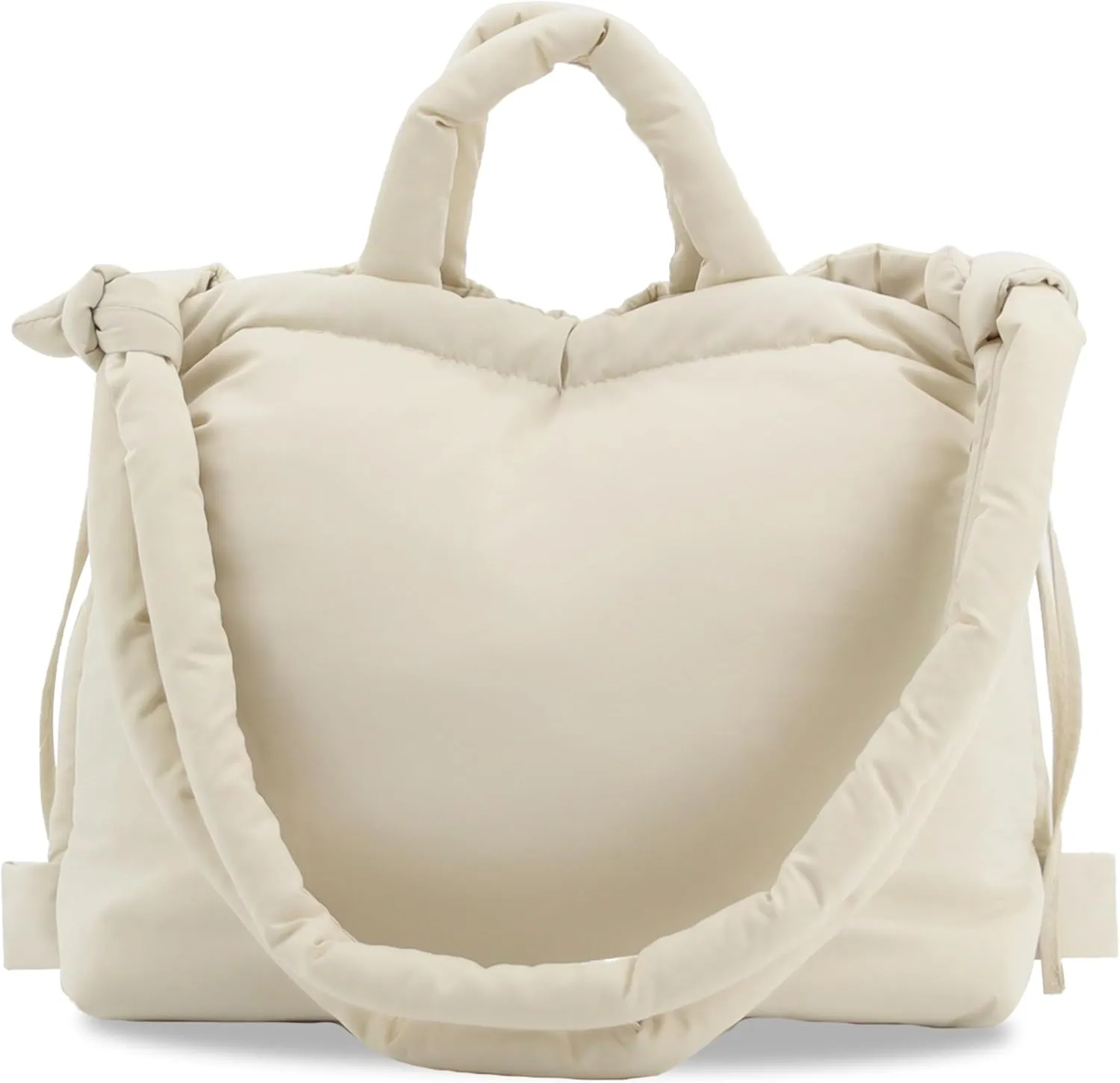 J World New York Quilted Puffer Tote Bag for Women. Puffy Shoulder Handbag Converts to Puff Backpack