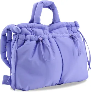 J World New York Quilted Puffer Tote Bag for Women. Puffy Shoulder Handbag Converts to Puff Backpack