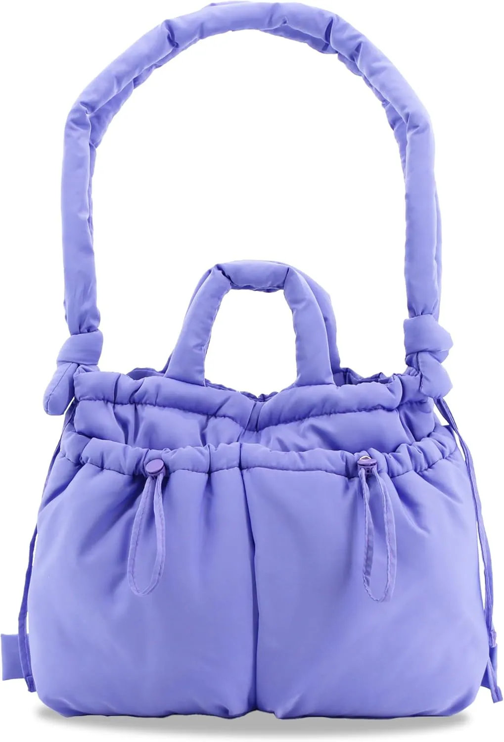J World New York Quilted Puffer Tote Bag for Women. Puffy Shoulder Handbag Converts to Puff Backpack
