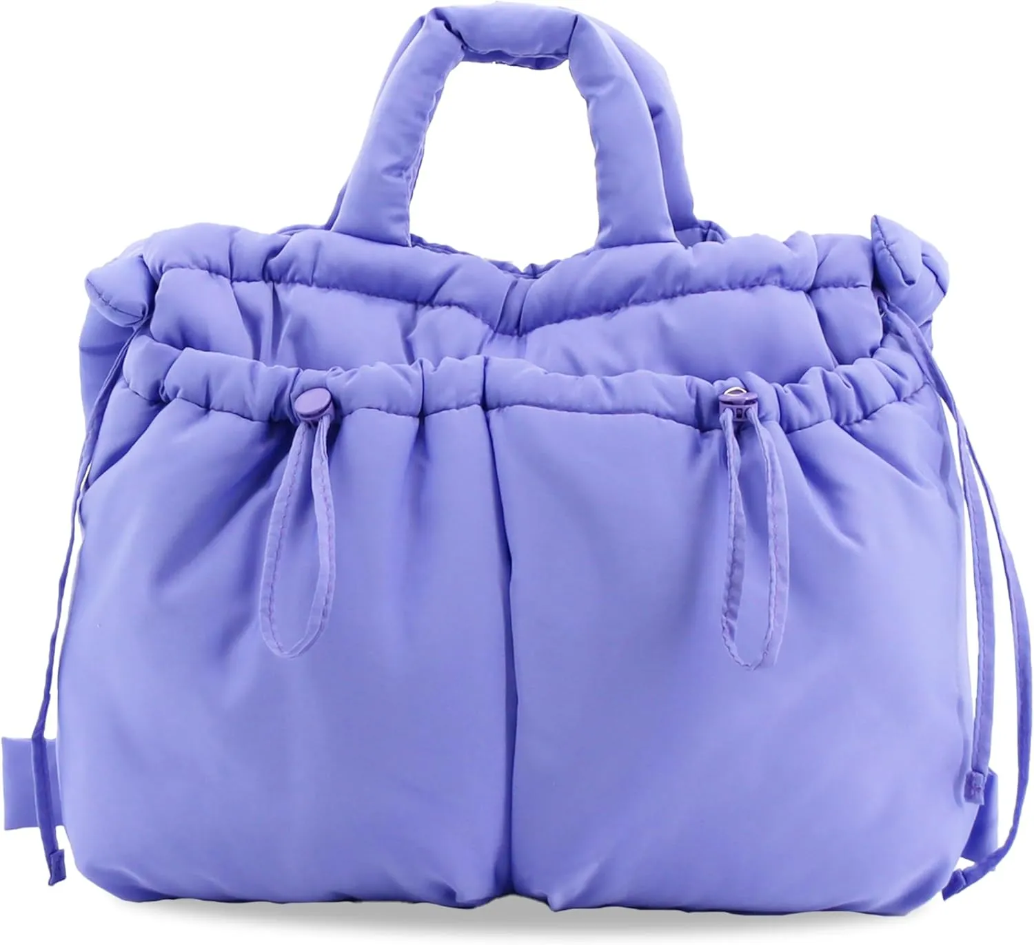 J World New York Quilted Puffer Tote Bag for Women. Puffy Shoulder Handbag Converts to Puff Backpack