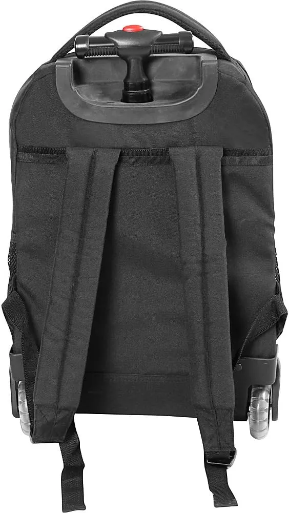 J World New York Sunny Rolling Backpack for Kids and Adults, Savanna, One Size