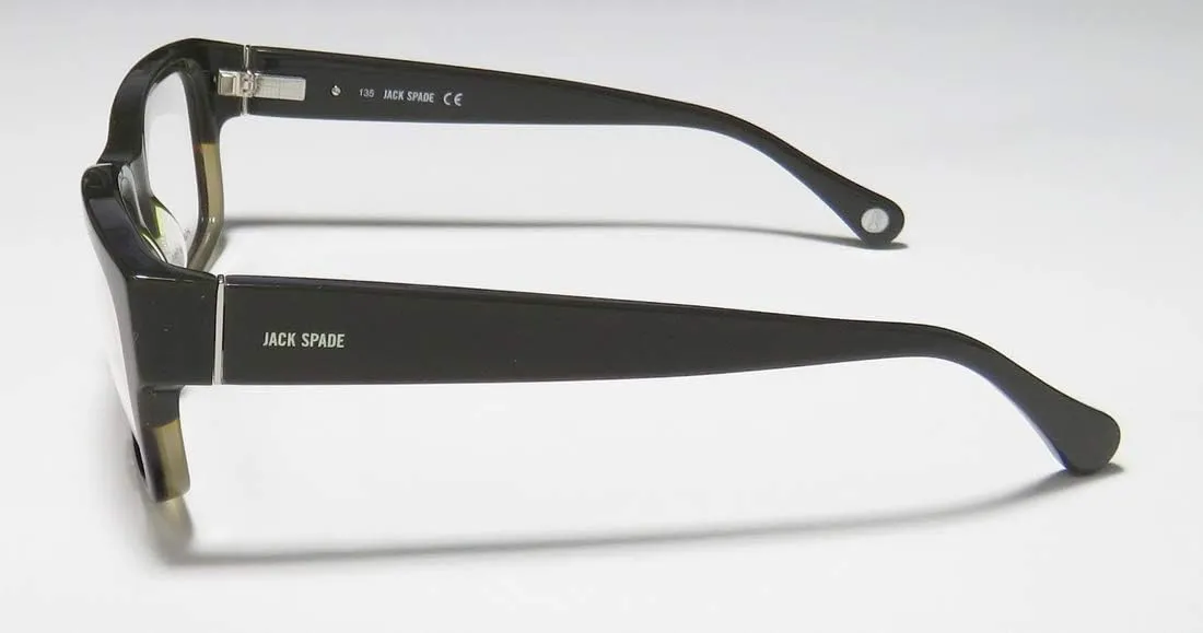 Jack Spade Grant Mens/Womens Rectangular Full-rim Flexible Hinges Brand Name Classic Design Eyeglasses/Spectacles