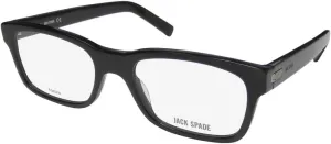 Jack Spade Hancock Mens/Womens Rectangular Full-rim Eyeglasses/Glasses
