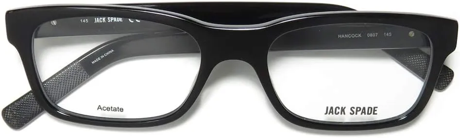 Jack Spade Hancock Mens/Womens Rectangular Full-rim Eyeglasses/Glasses