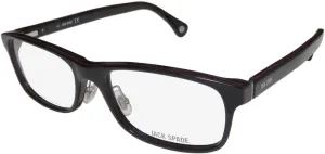 Jack Spade Larson Mens/Womens Rectangular Full-rim Authentic Collectible Classic Shape Eyeglasses/Eyeglass Frame (53-17-150, Black)
