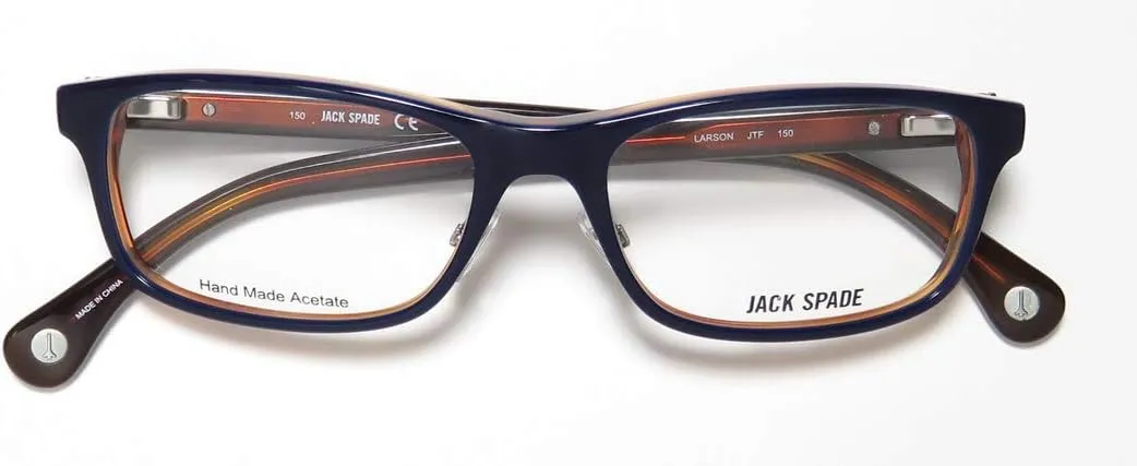 Jack Spade Larson Mens/Womens Rectangular Full-rim Authentic Collectible Classic Shape Eyeglasses/Eyeglass Frame