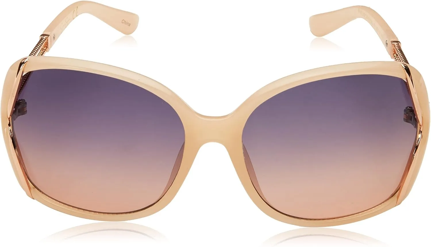Jessica Simpson Women's J5393 Timeless and Elegant Vintage Oval Sunglasses