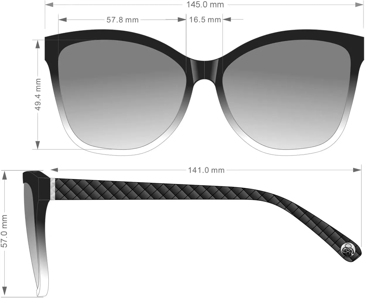 Jessica Simpson Women's Sunglasses with UV400 Protection