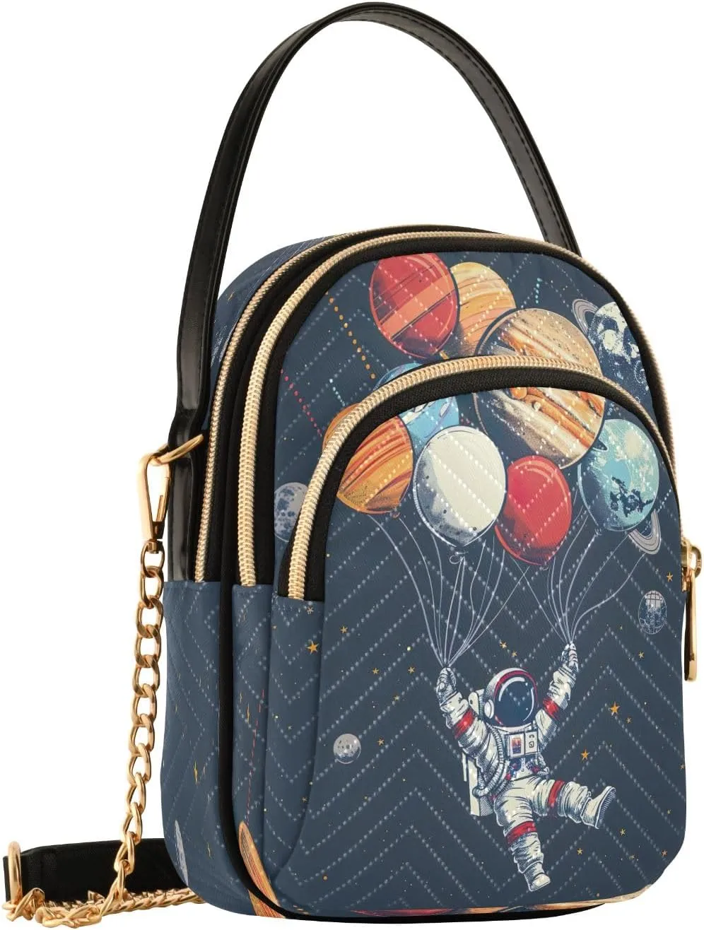 Joisal Small Crossbody Purses for Women, Women Purses and Handbags Triple Zip Shoulder Bag for Women