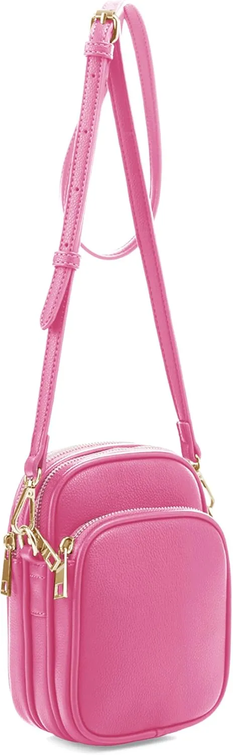 Josie Triple Zip Crossbody Bag