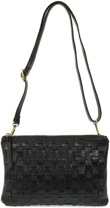 Joy Susan Women's Fashion Purse Quinn Woven Convertible Crossbody Clutch