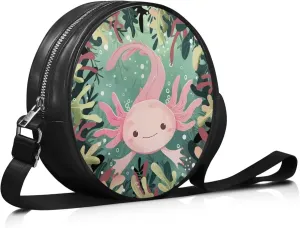 JoyLamoria Daisy Print Satchel Bag for Women Leather Satchel Storage