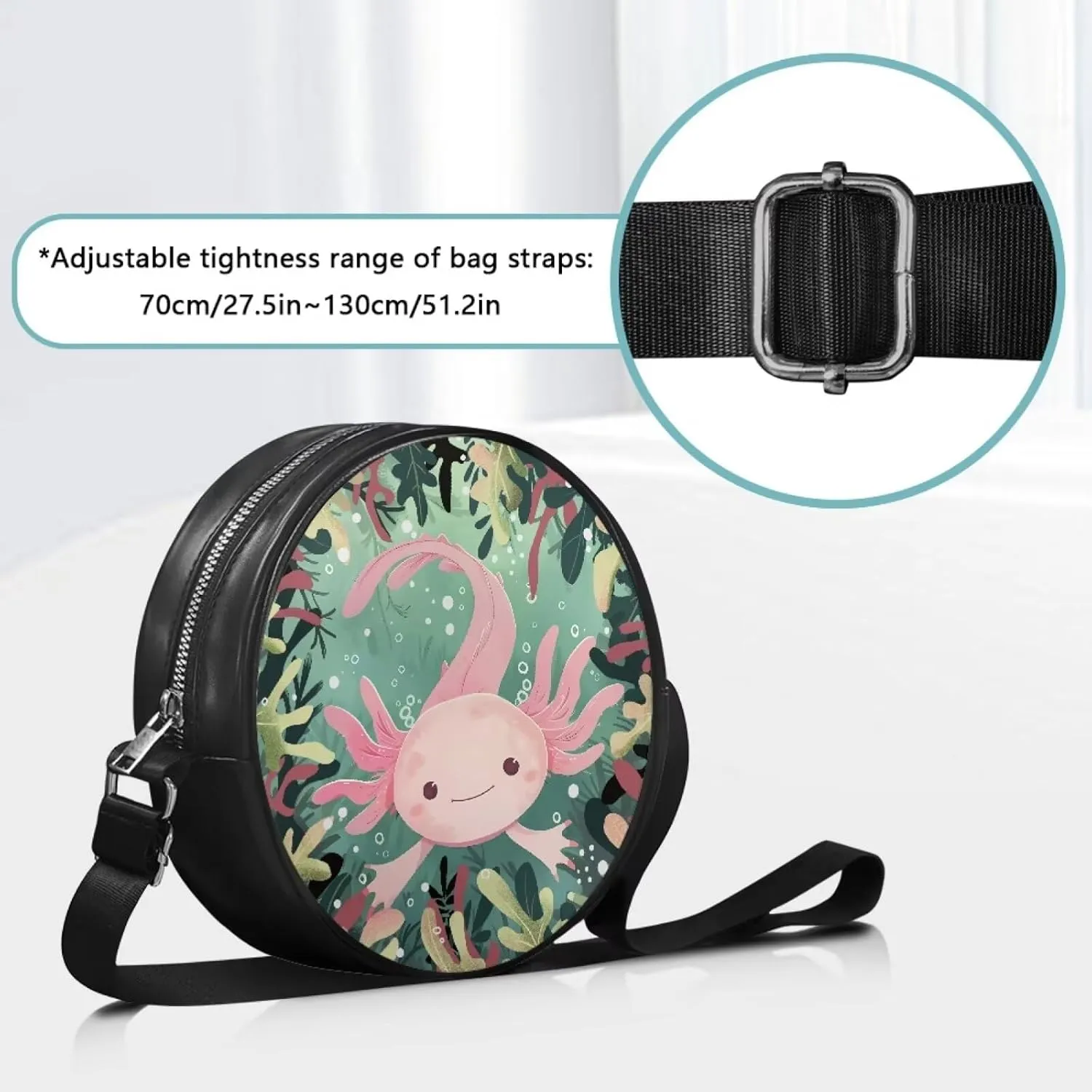 JoyLamoria Daisy Print Satchel Bag for Women Leather Satchel Storage