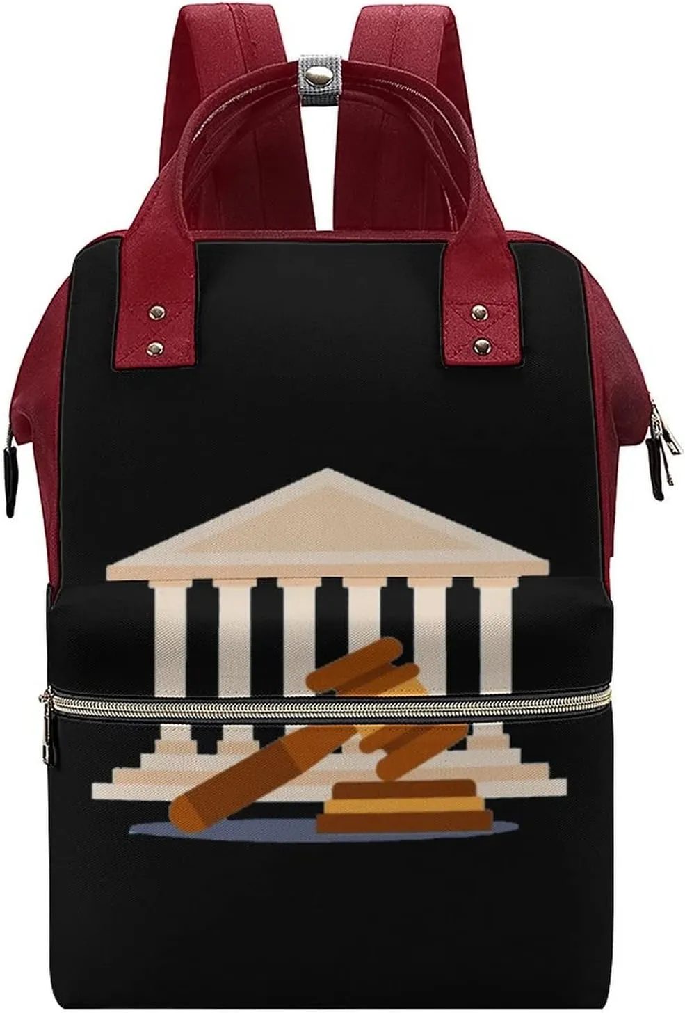 Judge's Hammer Waterproof Diaper Bag Backpack Multifunction Mommy Bags Large Capacity Travel Back Pack